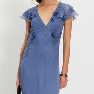 NWT Free People Elegant Blue Women's Dress/Gown/ Maxi (Prom!!!)